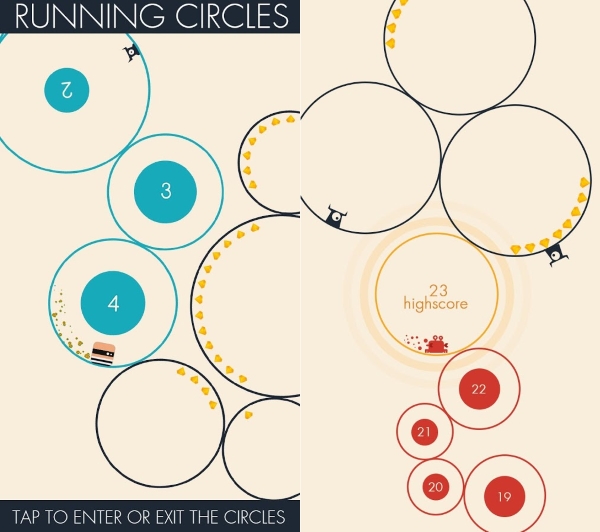 مسابقه دایره ها؛ معرفی بازی Running Circles